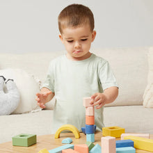 Load image into Gallery viewer, Tiger Tribe - Bio Blocks - Rattle & Stack Starter Pack of 11 | Pink Lemonade