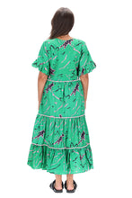 Load image into Gallery viewer, Charlo by Augustine - Fox Midi Dress Green
