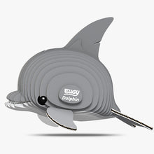 Load image into Gallery viewer, Eugy Dolphin - 3D Cardboard Model Kit