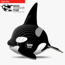 Load image into Gallery viewer, Eugy Orca - 3D Cardboard Model Kit