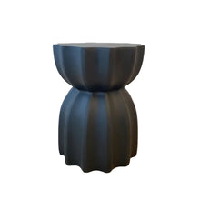 Load image into Gallery viewer, Capulet - Fluted Side Table - Black