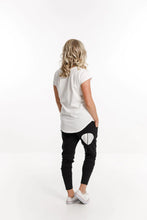 Load image into Gallery viewer, Homelee Apartment Pants - Black with White/Grey Circle Dot
