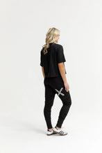 Load image into Gallery viewer, Homelee Apartment Pants - Winter - Black with Graphite Daisy X