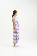 Load image into Gallery viewer, Homelee Chelsea Dress - Orchid Stripe