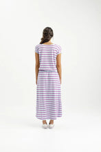 Load image into Gallery viewer, Homelee Chelsea Dress - Orchid Stripe