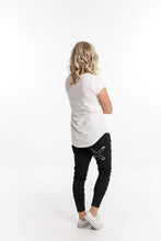 Load image into Gallery viewer, Homelee Apartment Pants - Winter - Black with White Outline X