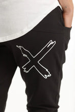Load image into Gallery viewer, Homelee Apartment Pants - Winter - Black with White Outline X