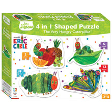 Load image into Gallery viewer, Hungry Caterpillar Puzzle - 4 in 1