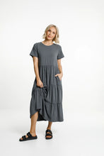 Load image into Gallery viewer, Homelee Kendall Dress - Charcoal

