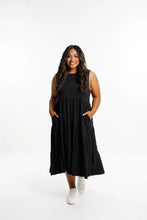 Load image into Gallery viewer, Homelee Kendall Singlet Dress - Black