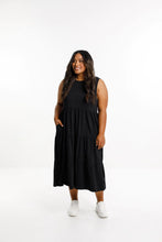 Load image into Gallery viewer, Homelee Kendall Singlet Dress - Black