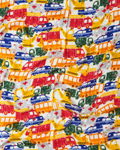 Load image into Gallery viewer, Kip & Co Bamboo Muslin Baby Swaddle - Big Wheels