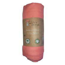 Load image into Gallery viewer, Lily & George - Blush Bamboo/Cotton Muslin