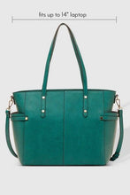 Load image into Gallery viewer, Louenhide Toulouse Lizard Teal Tote Bag
