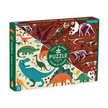 Load image into Gallery viewer, Mudpuppy Dinosaur Dig Double Sided Puzzle