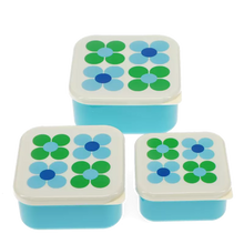 Load image into Gallery viewer, Rex London Snack Box - Blue & Green Daisy