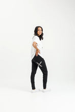 Load image into Gallery viewer, Homelee Apartment Pants - Black with Swirl Print
