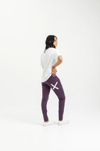 Load image into Gallery viewer, Homelee Apartment Pants - Plum with Pastel Pink
