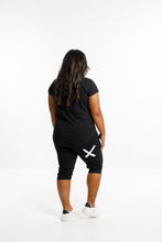 Load image into Gallery viewer, Homelee 3/4 Apartment Pants - Black with White X