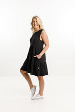 Load image into Gallery viewer, Homelee Kylie Singlet Dress - Black
