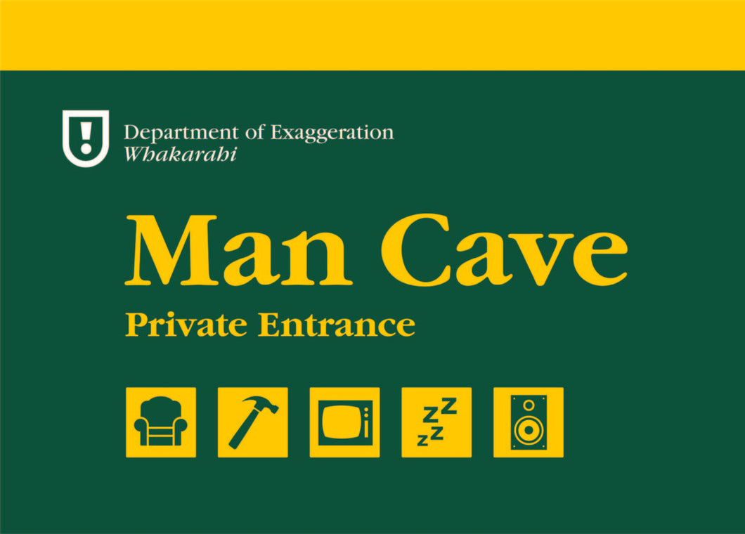 Just Great Design - Man Cave Sign