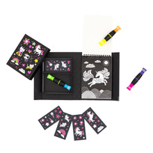 Load image into Gallery viewer, Tiger Tribe - Unicorn & Friends Neon Colouring Set