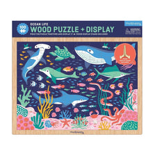 Load image into Gallery viewer, Mudpuppy Ocean Life Wood Puzzle
