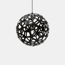 Load image into Gallery viewer, David Trubridge Coral Light - Black Both Sides 600mm
