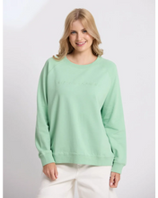 Load image into Gallery viewer, Stella + Gemma Sweater - Classic Sweat - Snifter Green Embroidered Logo
