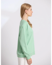 Load image into Gallery viewer, Stella + Gemma Sweater - Classic Sweat - Snifter Green Embroidered Logo
