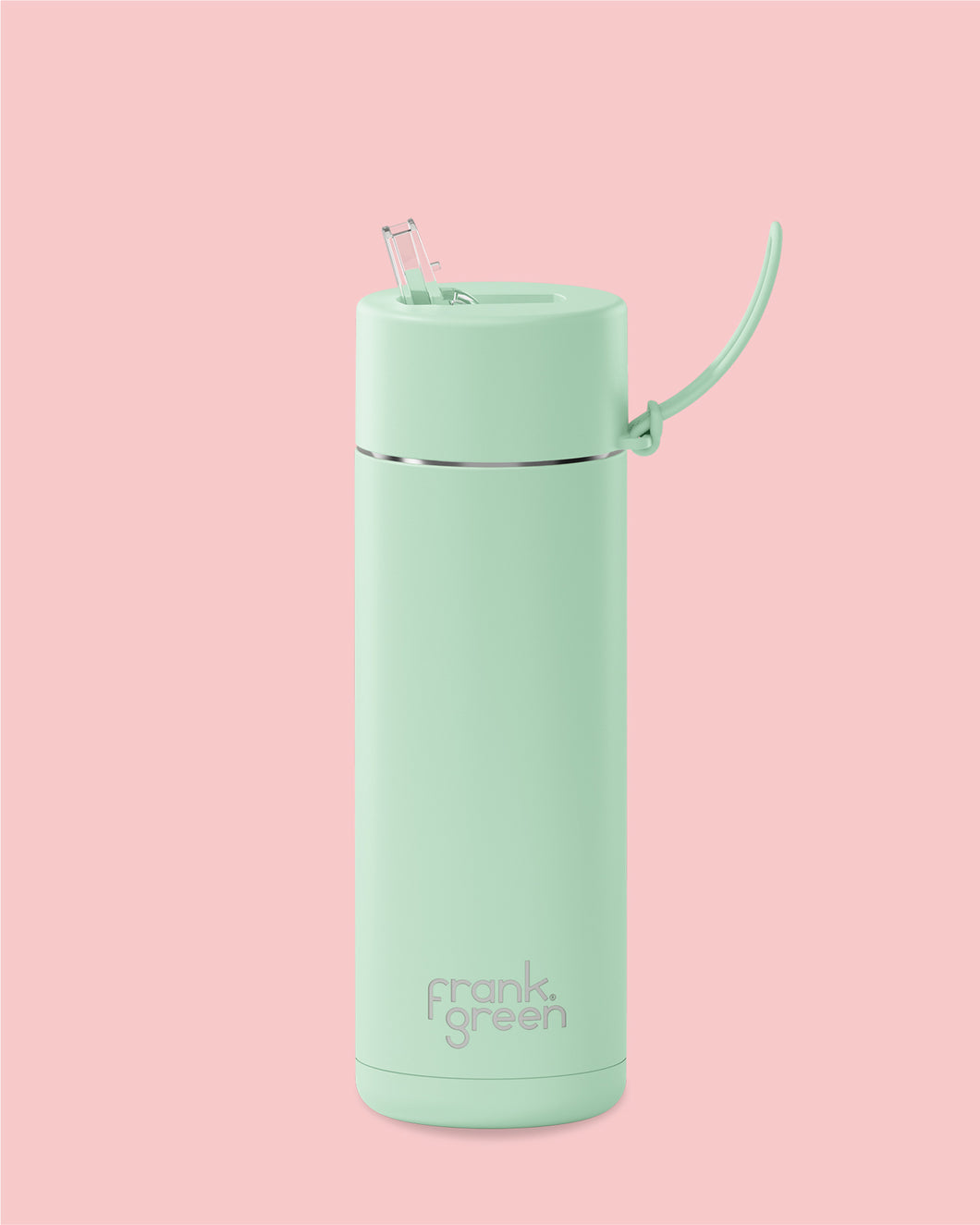 Frank Green Ceramic Reusable Bottle - Mint Gelato - 20oz/595ml
