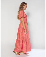 Load image into Gallery viewer, Stella + Gemma Vittoria Dress - Coral Safari
