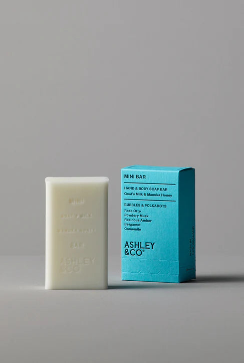 Ashley & Co - Mini Bar Soap - Bubbles & Polkadots