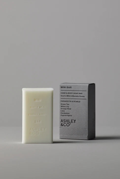 Ashley & Co - Mini Bar Soap - Parakeets & Pearls