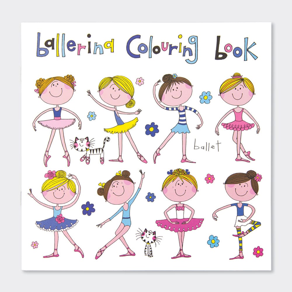 Ballerina Square Colouring Book