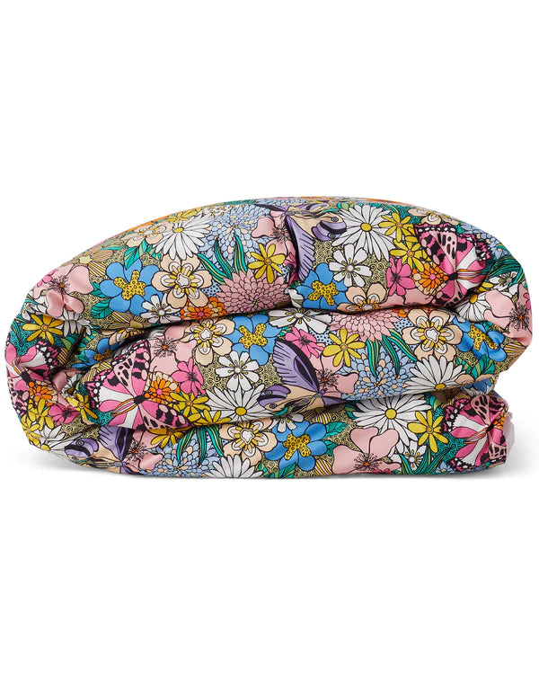 Kip & Co - Bliss Floral Organic Cotton Quilt Cover - Queen