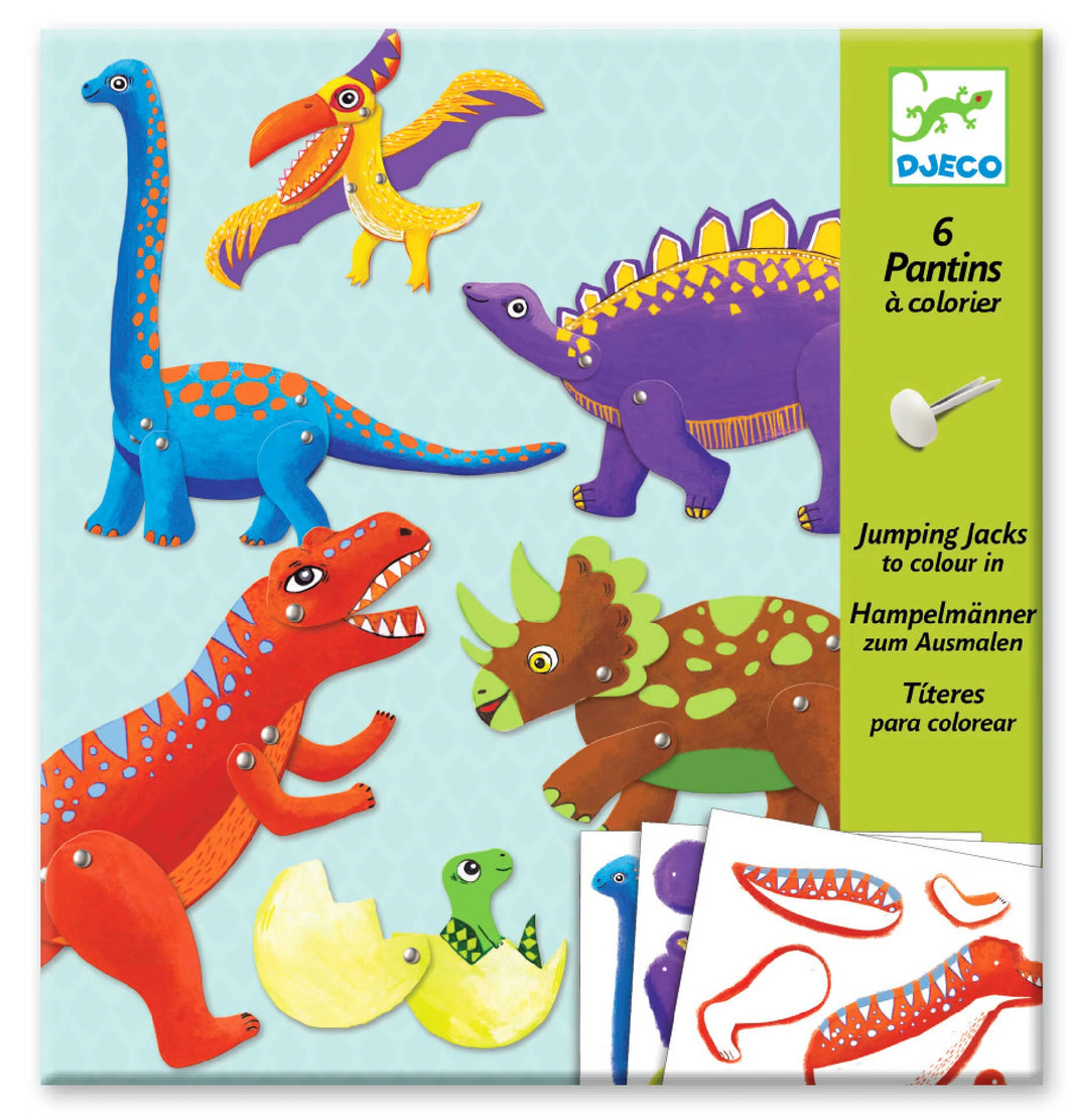Djeco - Jumping Jacks - Dinosaurs