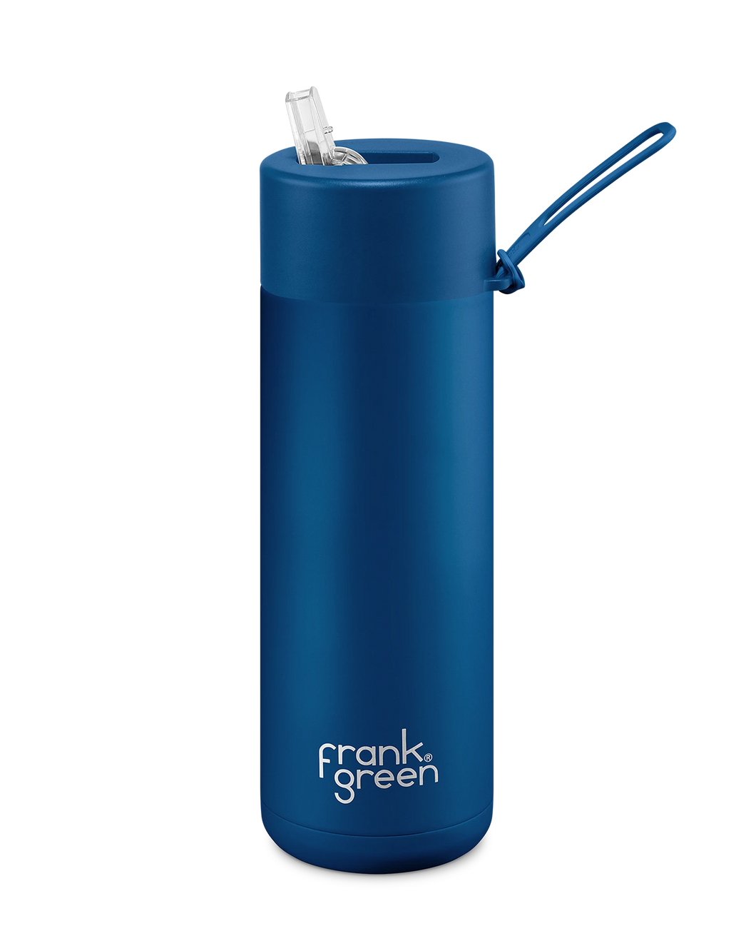 Frank Green Ceramic Reusable Bottle - Deep Ocean - 20oz/595ml | Pink Lemonade