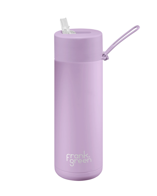 Frank Green Ceramic Reusable Bottle - Lilac Haze - 20oz/595ml | Pink Lemonade