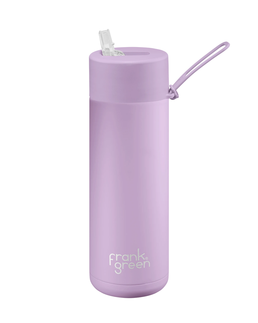 Frank Green Ceramic Reusable Bottle - Lilac Haze - 20oz/595ml | Pink Lemonade