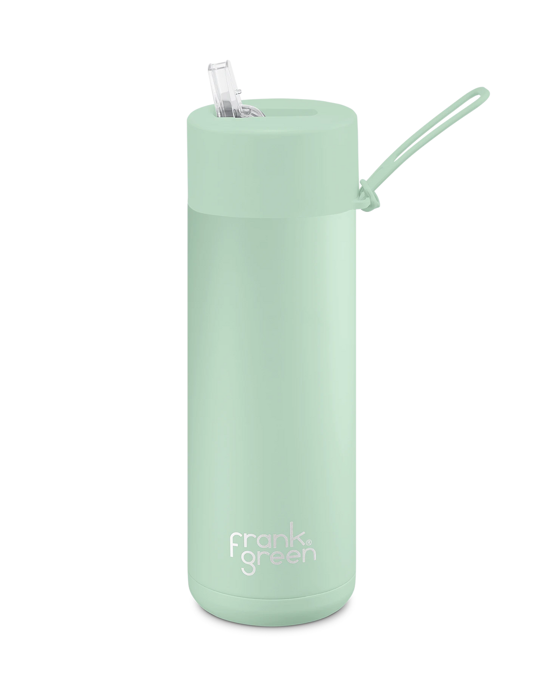 Frank Green Ceramic Reusable Bottle - Mint Gelato - 20oz/595ml | Pink Lemonade