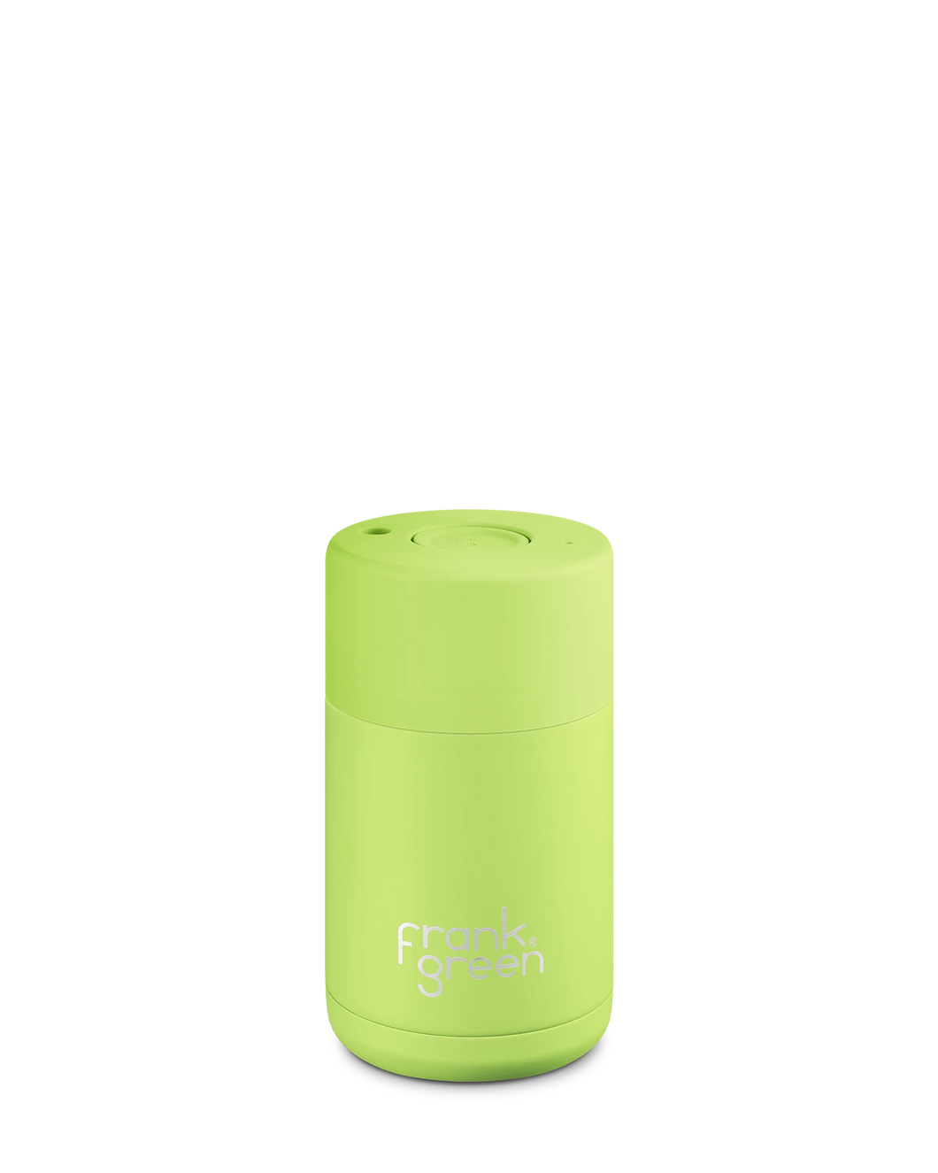 Frank Green Ceramic Reusable Cup - Pistachio Green - 10oz/295ml | Pink Lemonade