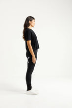 Load image into Gallery viewer, Homelee Apartment Pants - Alpine - Black with Lilac X
