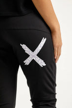 Load image into Gallery viewer, Homelee Apartment Pants - Winter - Black with Lilac Damask X
