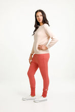 Load image into Gallery viewer, Homelee Apartment Pants - Winter Weight - Tandoori with White X
