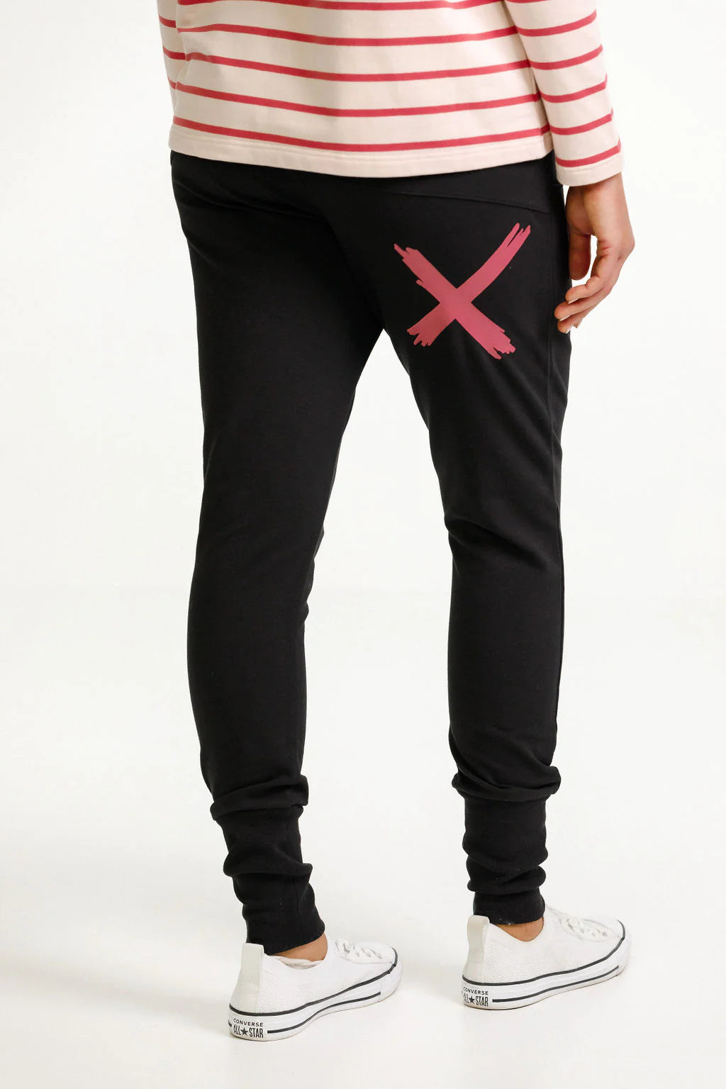 Homelee Apartment Pants - Winter Weight Black with Tandoori X