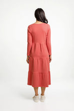 Load image into Gallery viewer, Homelee Long Sleeve Kendall Dress - Winter Weight - Tandoori
