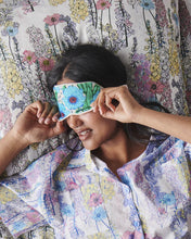 Load image into Gallery viewer, Kip &amp; Co - Tumbling Flowers Velvet Eye Mask
