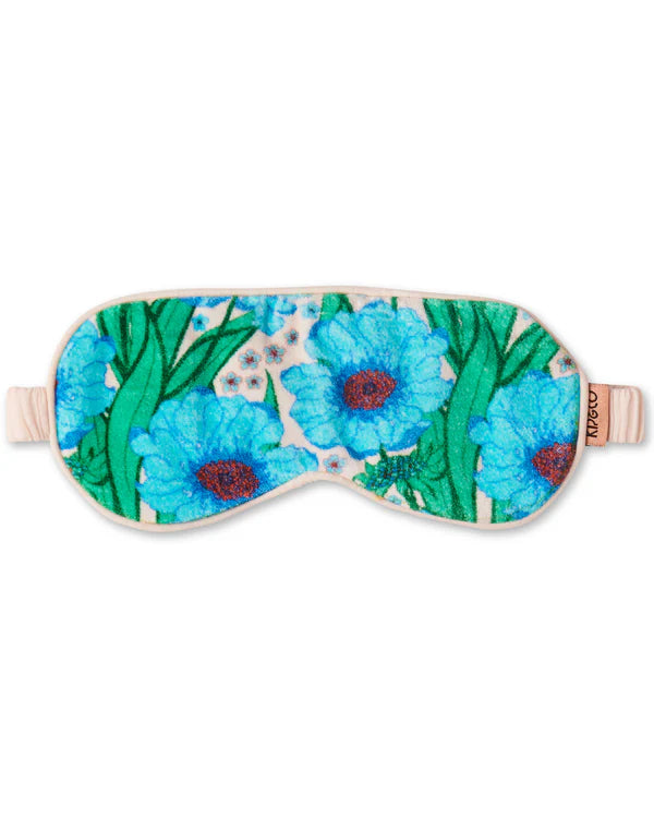 Kip & Co - Tumbling Flowers Velvet Eye Mask