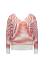 Load image into Gallery viewer, Knewe - June Sweater - Off White/Orange | Pink Lemonade
